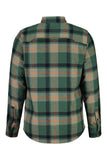 MALOJA - DucanM. Organic Flannel Shirt deep forest multi