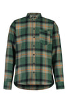 MALOJA - DucanM. Organic Flannel Shirt deep forest multi