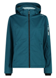 CAMPAGNOLO - Softshelljacke Melange Teal