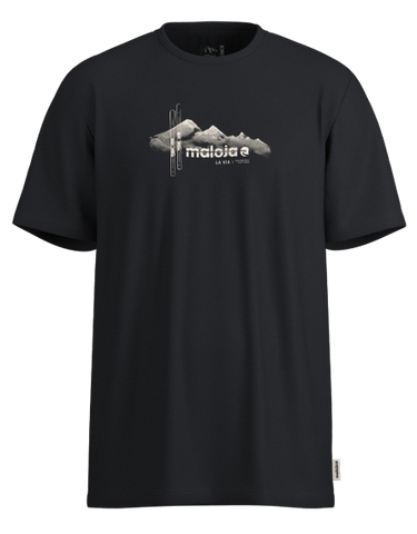 MALOJA - WeisseggM. Organic Cotton T-Shirt deep black