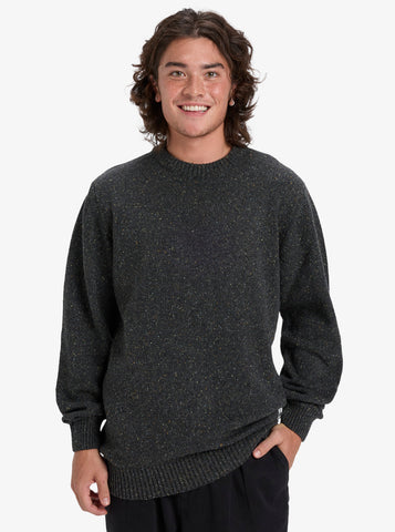 QUIKSILVER - Slow Song Neppy Sweater tarmac
