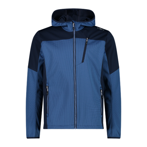 CAMPAGNOLO - Softshelljacke Jacquard Dusty Blue